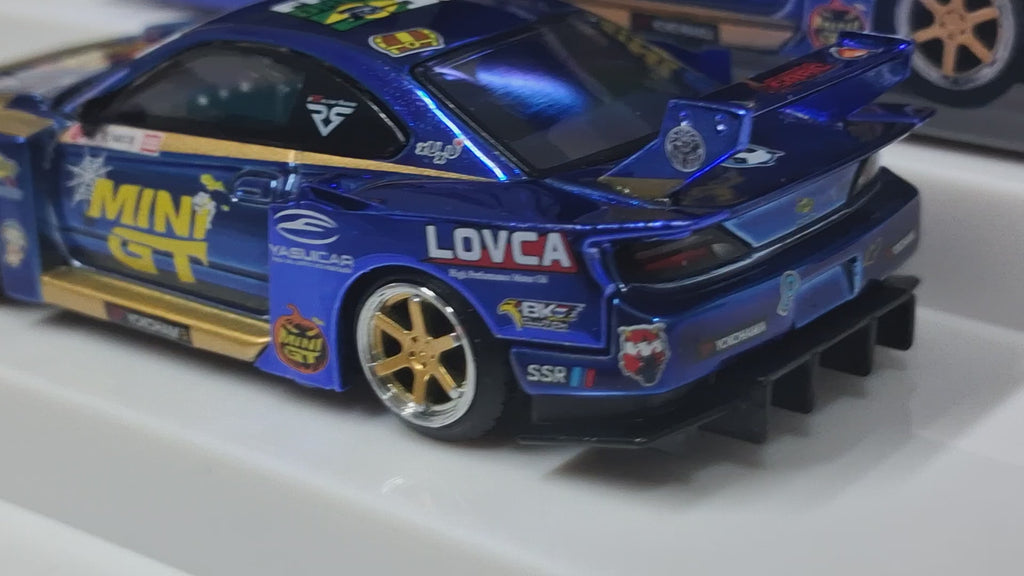 Nissan Silvia S15 - LB Super Silhouette #555 | 2025 Formula Drift - Halloween Special 1:64 MINI GT