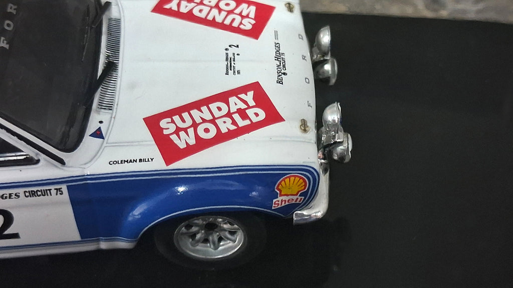 Ford Escort mk1 - Rs1600 #2 | 1975 Circuit of Ireland WINNER 1:43 IXO