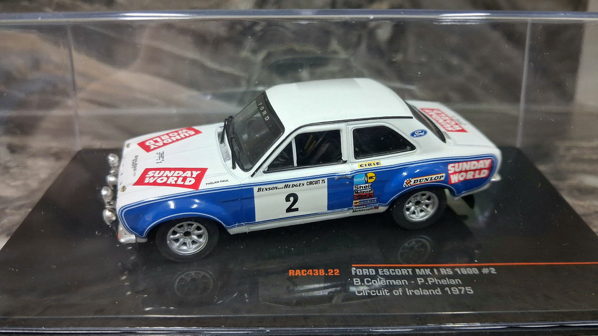 Ford Escort mk1 - Rs1600 #2 | 1975 Circuit of Ireland WINNER 1:43 IXO