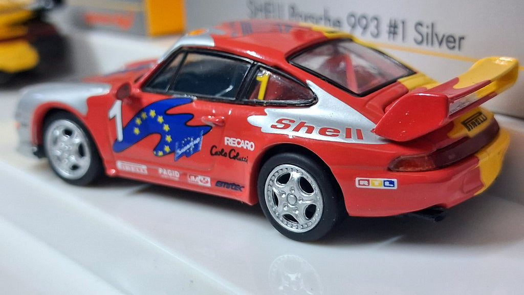 Limited Edition 1993 Porsche 911 (993) Carrera Cup - Shell set (With rear spoiler) | 1994 Porsche Supercup 1:64 SPARK