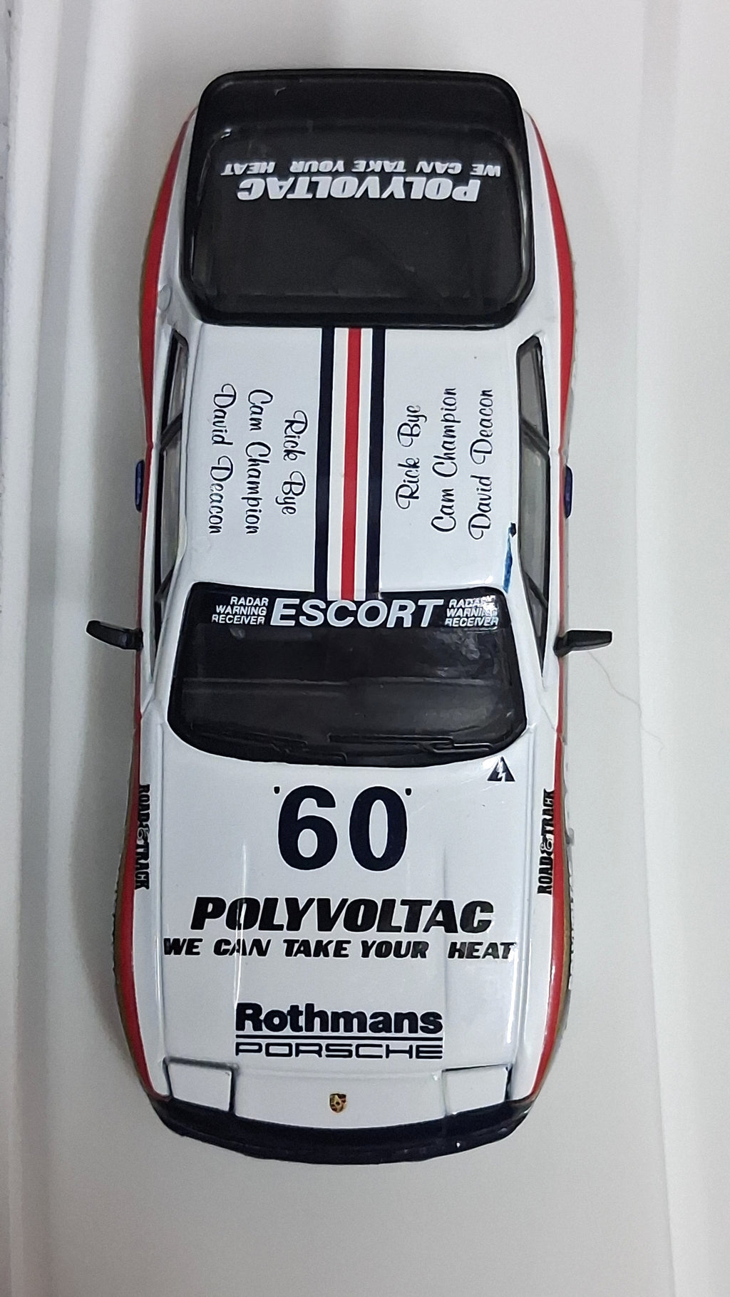 Porsche 994 Factory Test Car - Rothmans/Polyvoltac #60 | 1987 Turbo Cup 1:64 SPARK MODELS