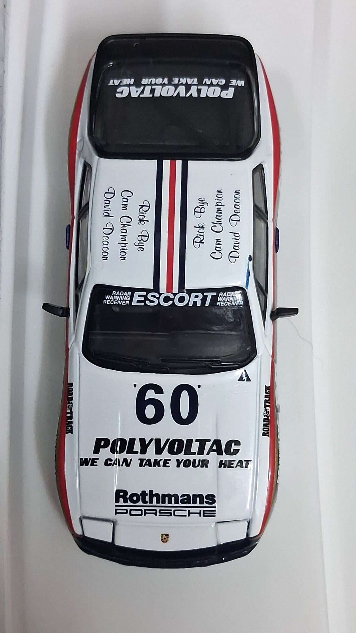 Porsche 994 Factory Test Car - Rothmans/Polyvoltac #60 | 1987 Turbo Cup 1:64 SPARK MODELS