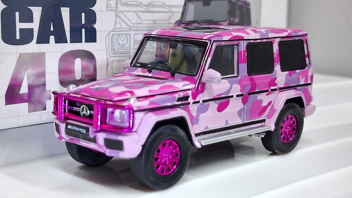 Mercedes Benz - AMG G63 | Pink camouflage 1:64 ERA CAR