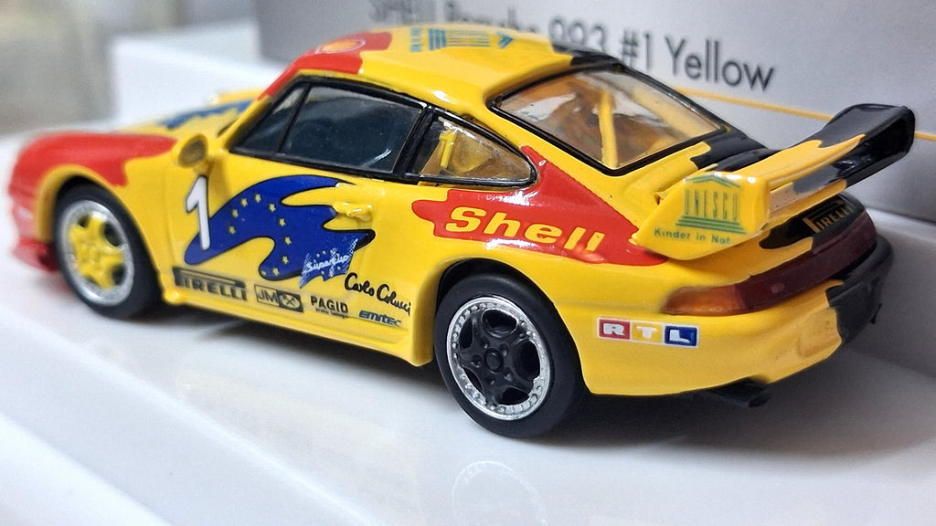 Limited Edition 1993 Porsche 911 (993) Carrera Cup - Shell set (With rear spoiler) | 1994 Porsche Supercup 1:64 SPARK