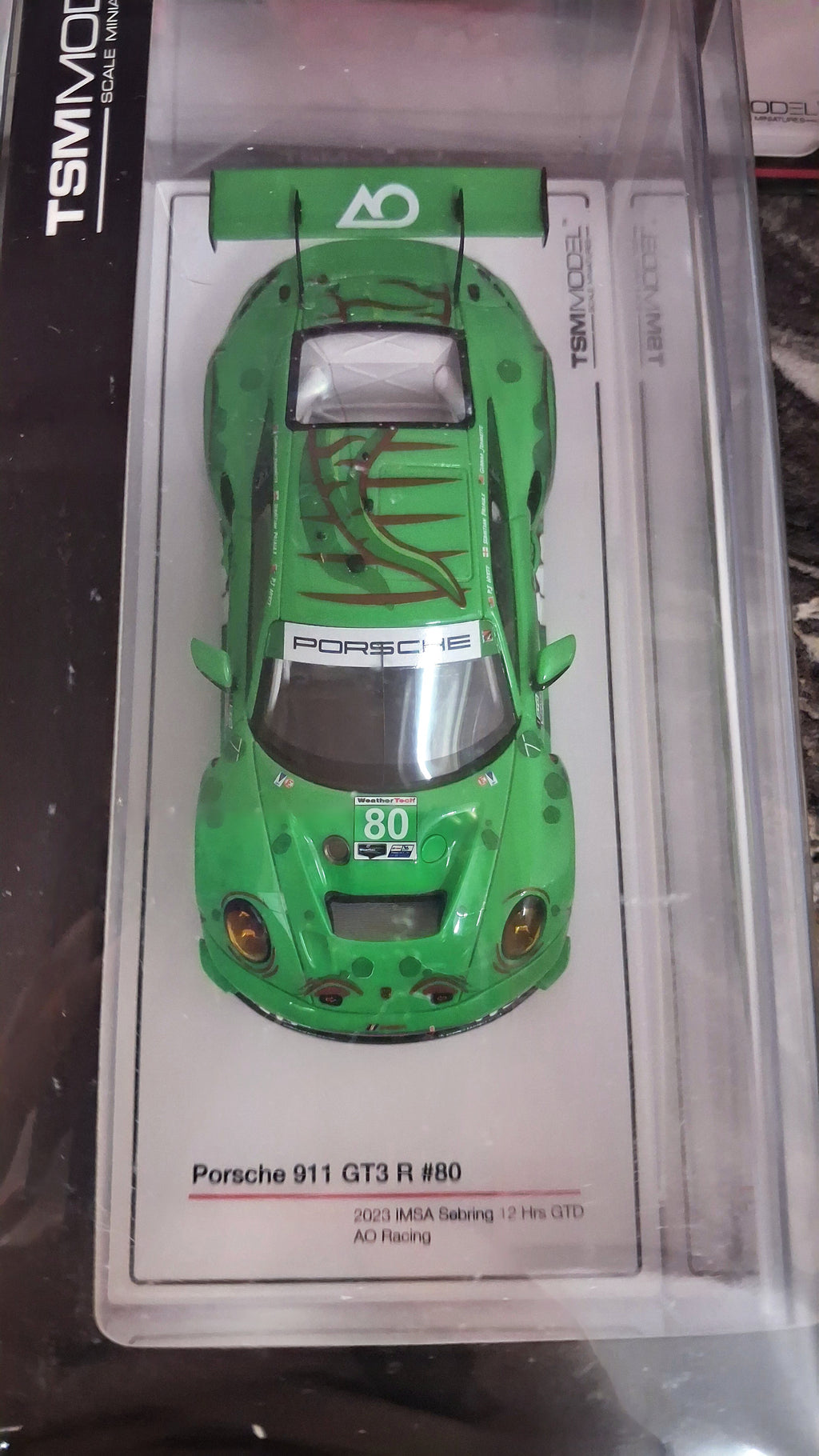 Porsche 911 GT3 Rawr -REXY #80 | 2023 IMSA Mobil 1 Twelve Hours of Sebring 1:43 TSM
