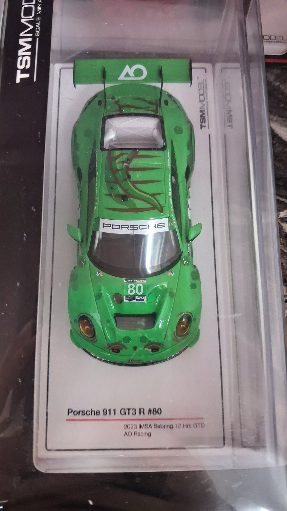Porsche 911 GT3 Rawr -REXY #80 | 2023 IMSA Mobil 1 Twelve Hours of Sebring 1:43 TSM