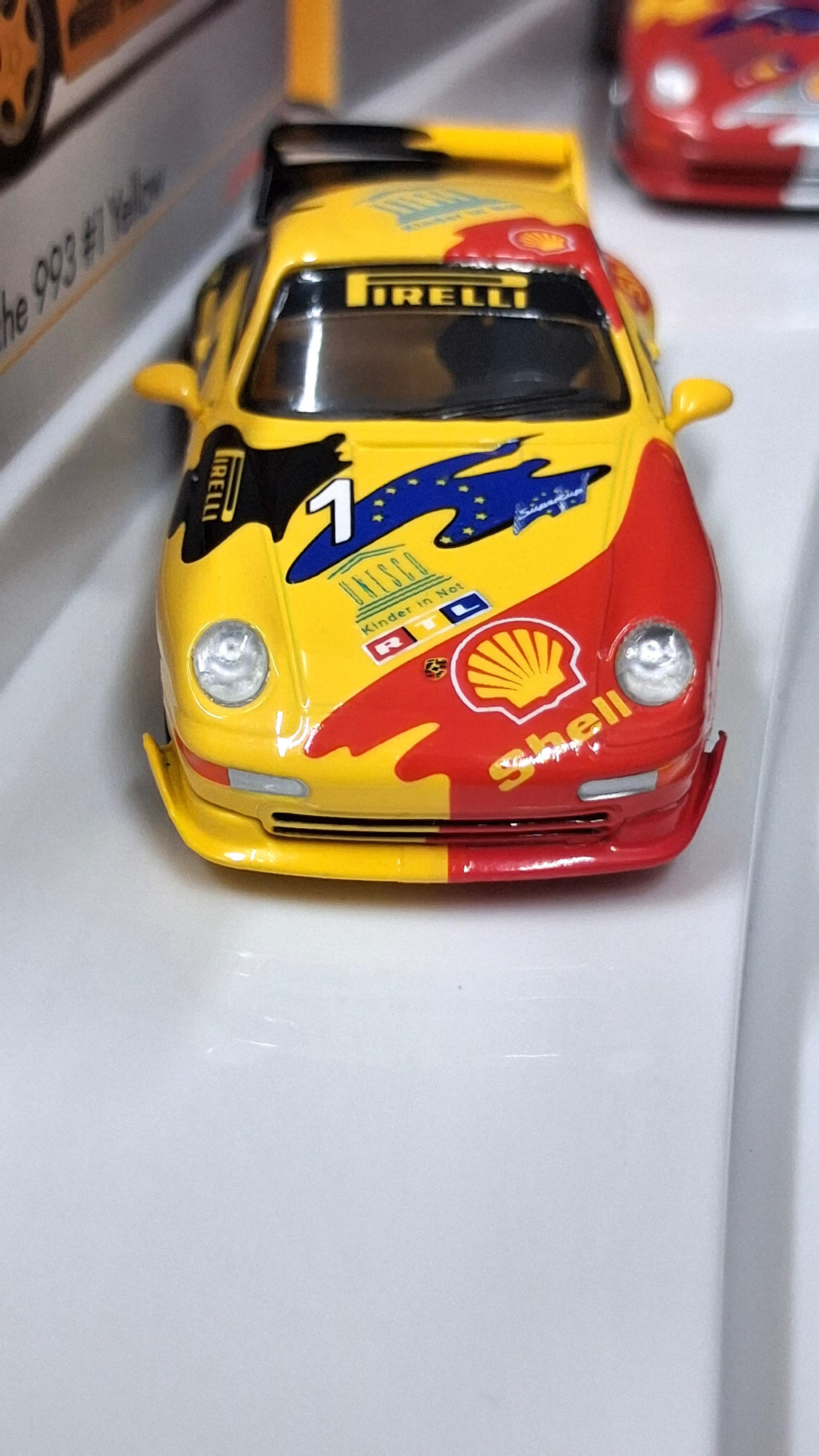 Limited Edition 1993 Porsche 911 (993) Carrera Cup - Shell set (With rear spoiler) | 1994 Porsche Supercup 1:64 SPARK