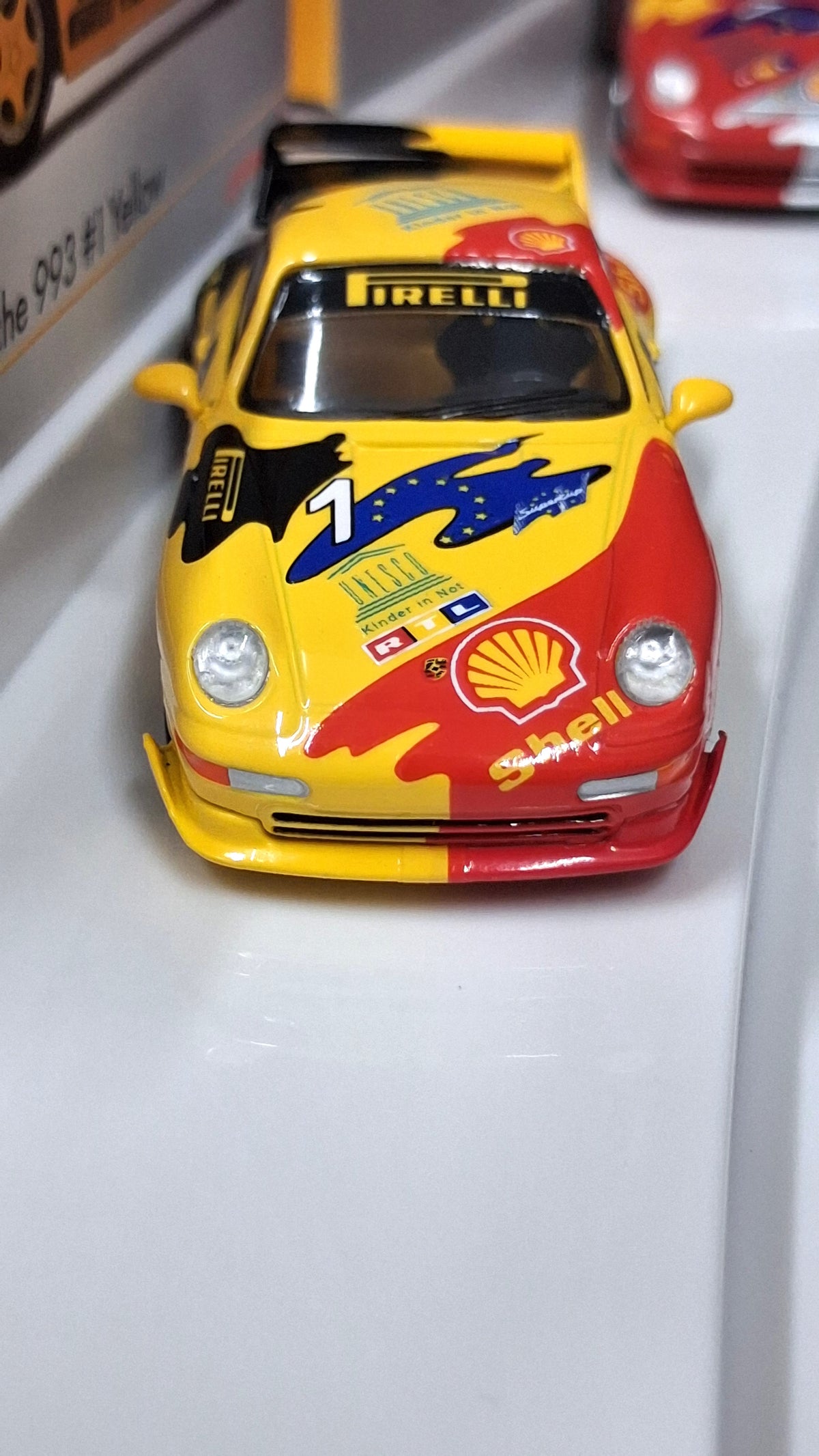 Limited Edition 1993 Porsche 911 (993) Carrera Cup - Shell set (With rear spoiler) | 1994 Porsche Supercup 1:64 SPARK