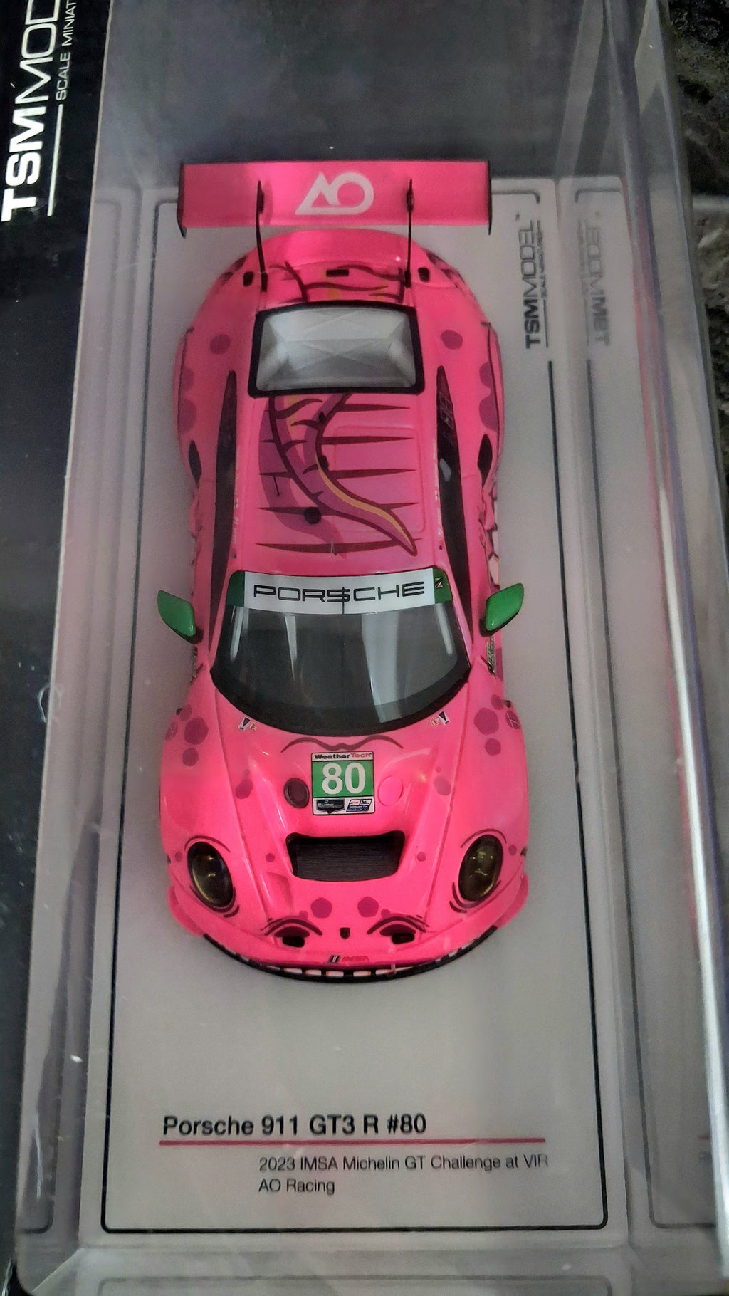 Porsche 911 GT3 Rawr -ROXY #80 | 2023 IMSA Michelin GT Challenge 1:43 TSM.