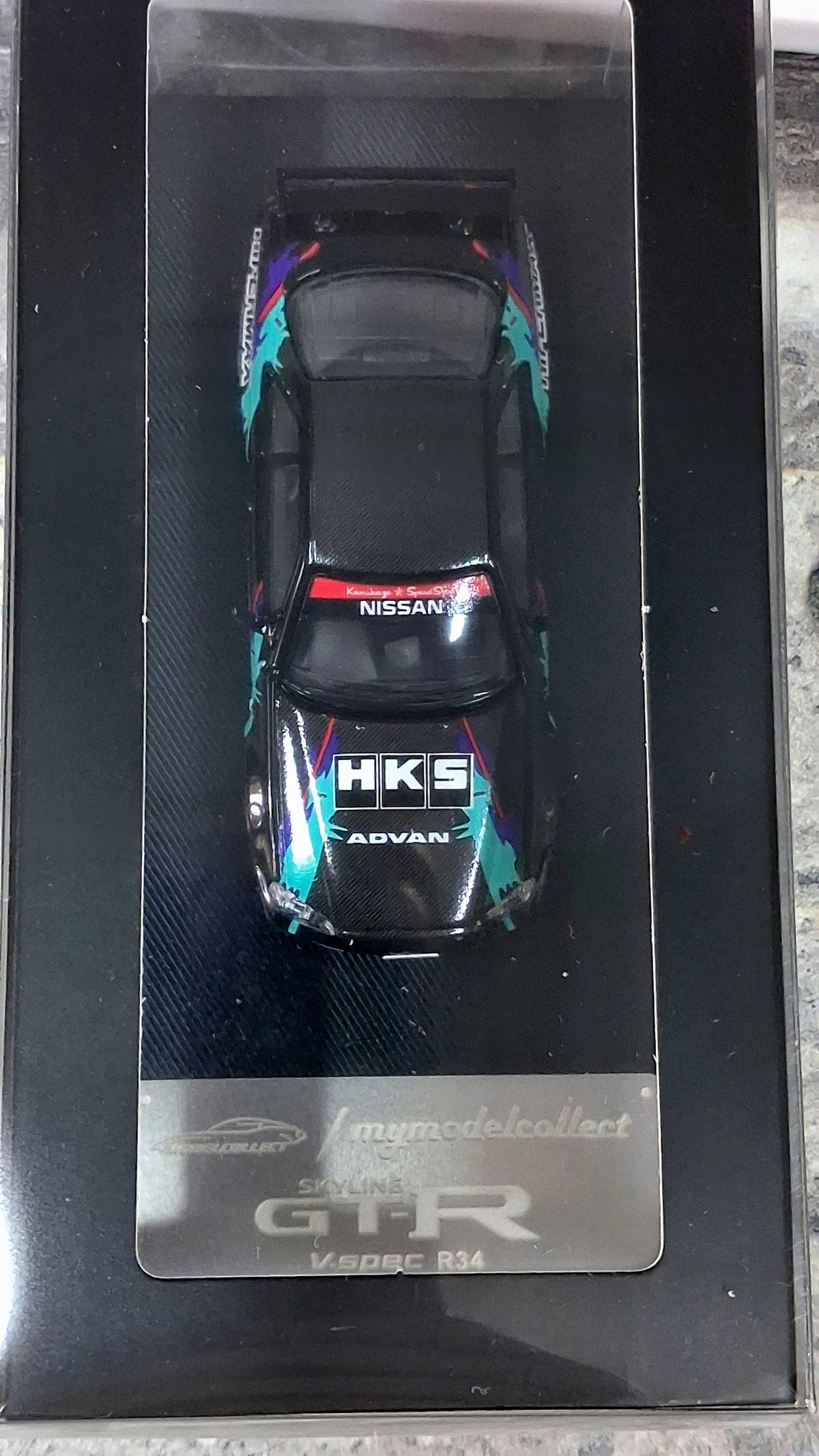 Nissan Skyline GTR R34 - V Spec | HKS 1:64 MYMODELCOLLECT