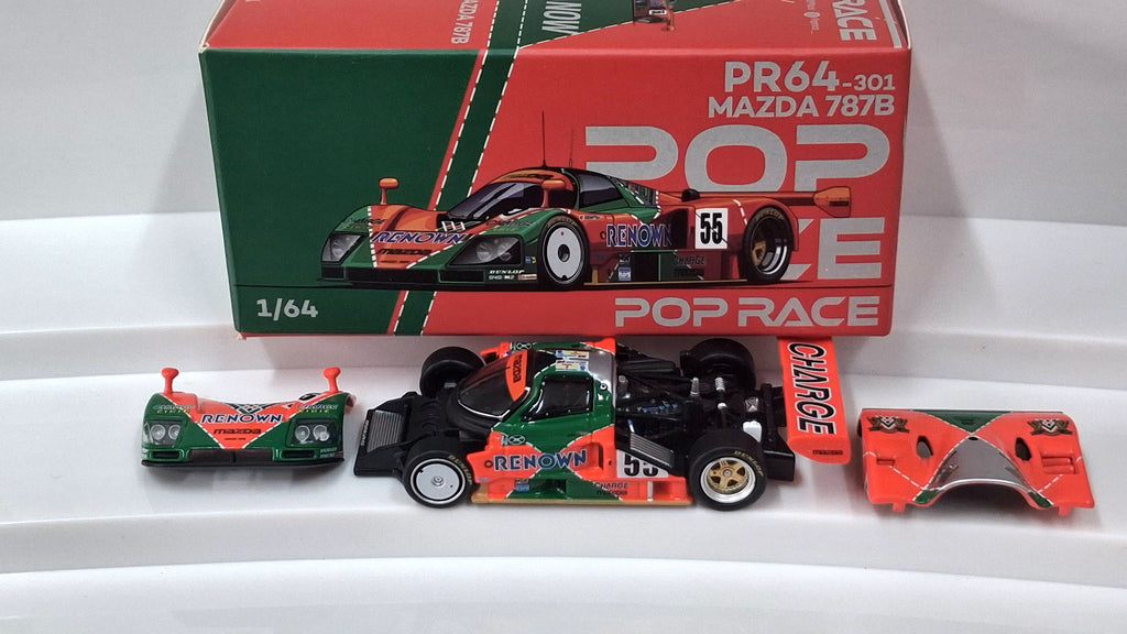 Mazda 787b Renown - #55 | 1991 24Hr Le Mans Winner 1:64 POP RACE