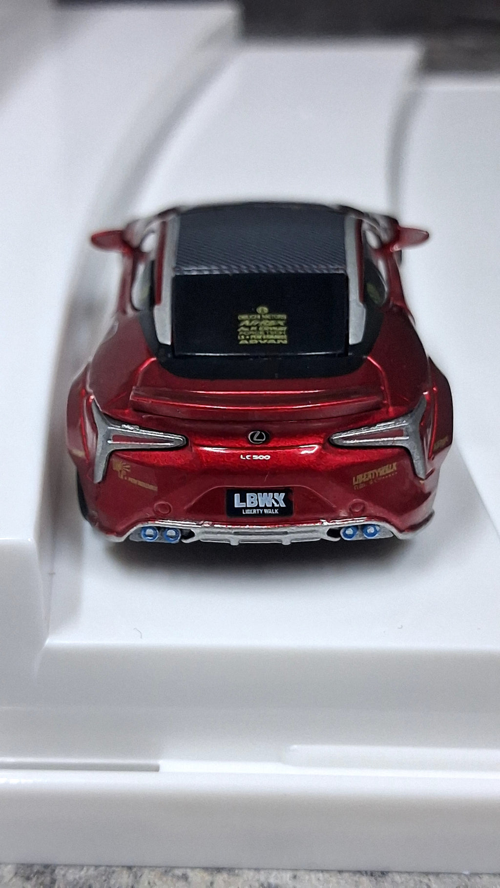 Lexus LC500 - Metal Red | LB Works 1:64 ERA CAR