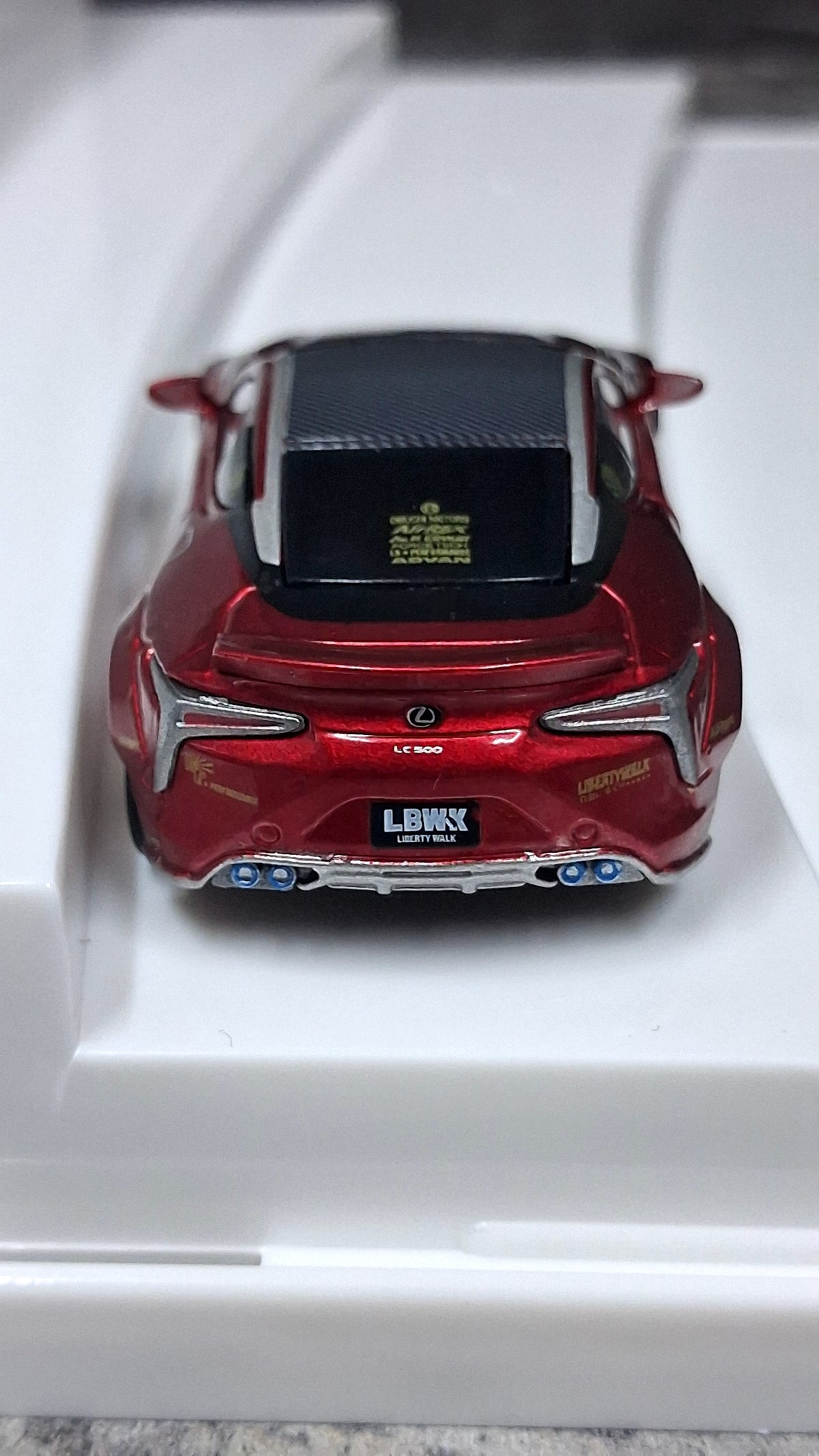 Lexus LC500 - Metal Red | LB Works 1:64 ERA CAR