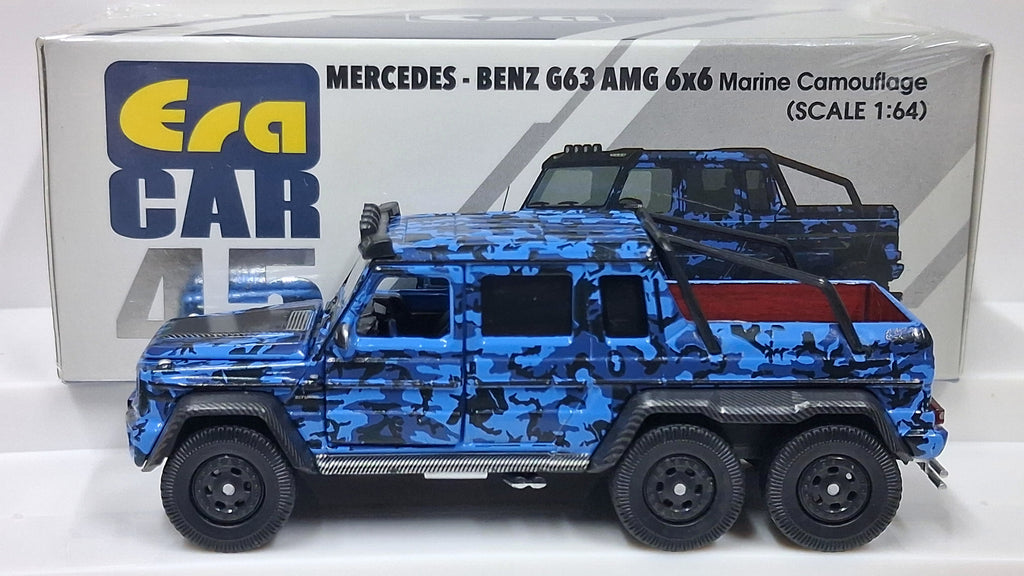 Mercedes Benz - G63 AMG | 6×6 Marine/Flame camouflage 1:64 ERA CAR