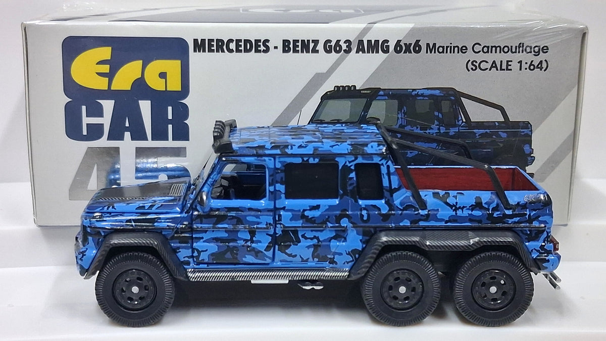 Mercedes Benz - G63 AMG | 6×6 Marine/Flame camouflage 1:64 ERA CAR