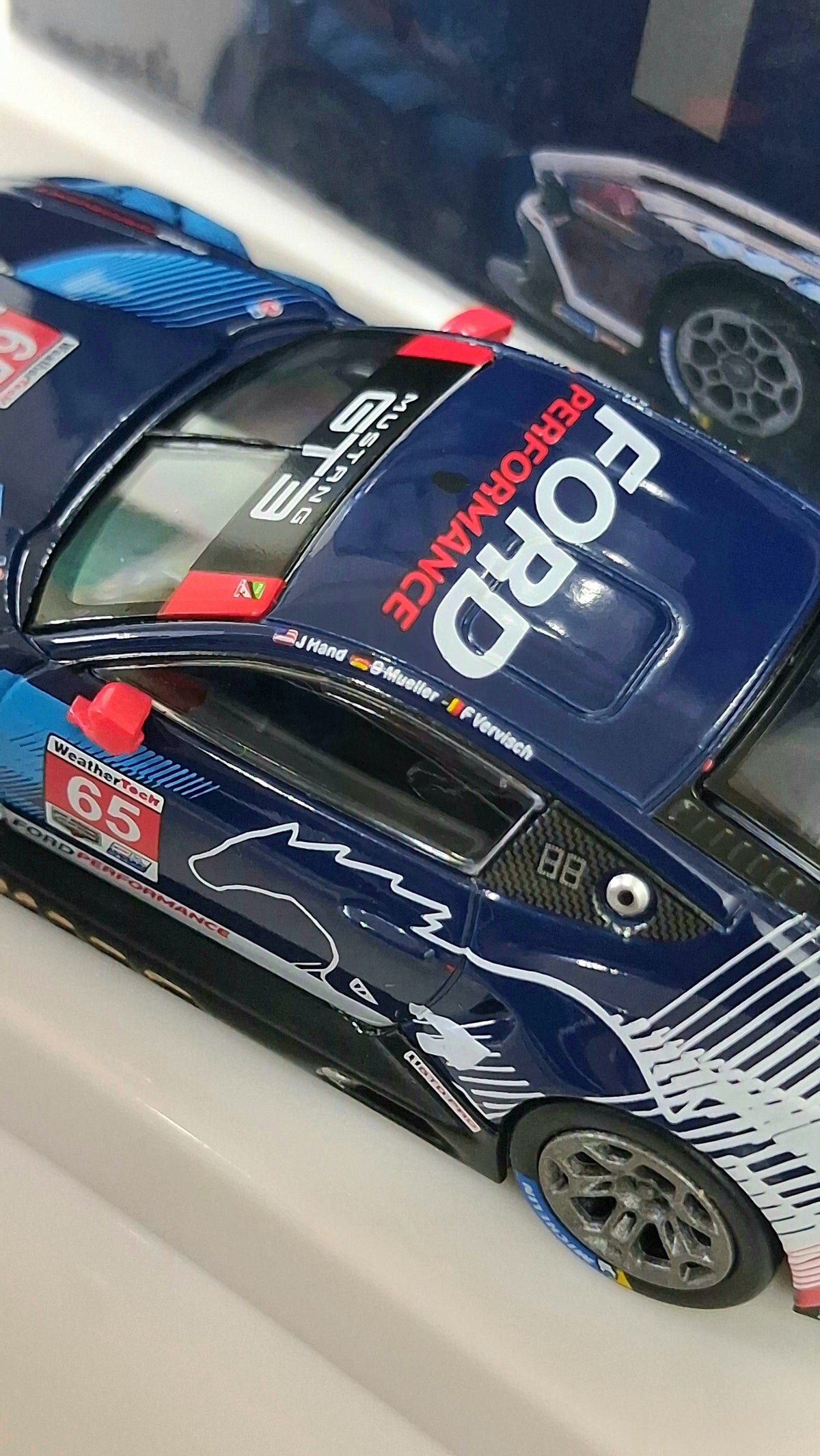 Ford Mustang GT3 - #65 | 2024 IMSA - Daytona 24hr 1:64 MINI GT