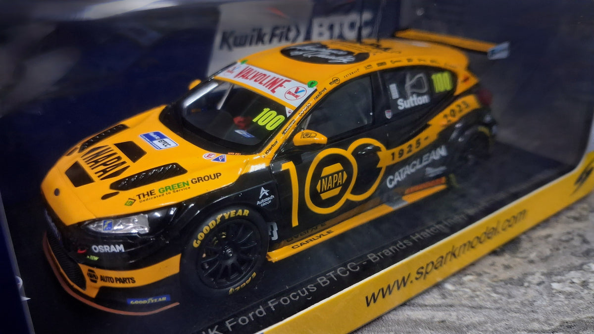 Limited Edition Ford Focus ST - NAPA Racing UK #100 | 2025 BTCC - Brands Hatch 1:43 SPARK