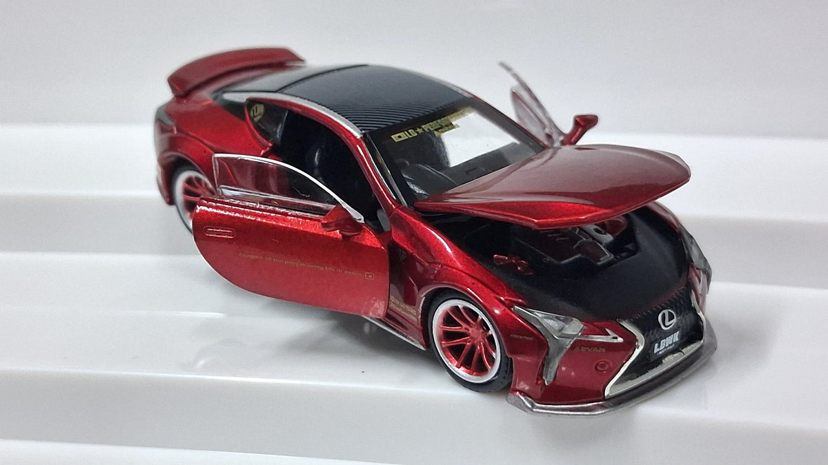 Lexus LC500 - Metal Red | LB Works 1:64 ERA CAR
