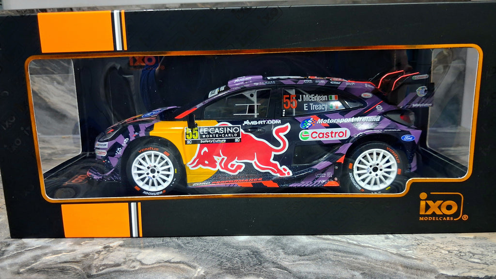 Ford Puma - Rally1 #55 | 2025 WRC Rally Monte Carlo 1:18 IXO