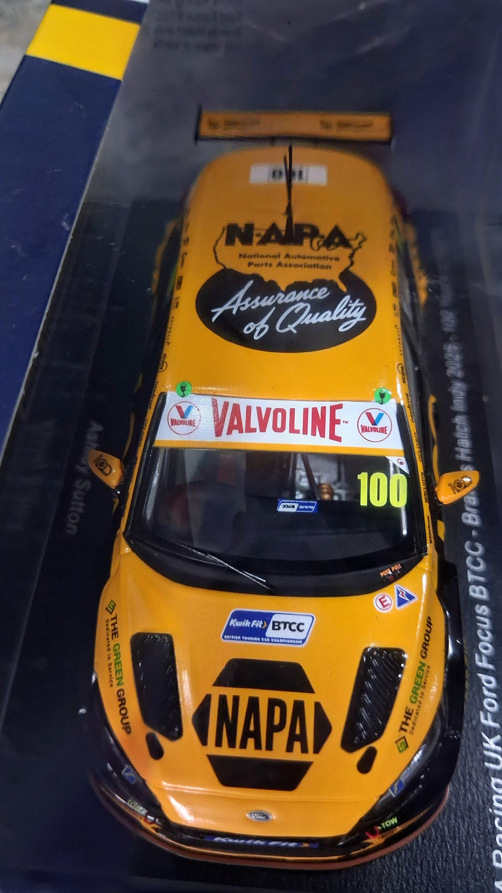 Limited Edition Ford Focus ST - NAPA Racing UK #100 | 2025 BTCC - Brands Hatch 1:43 SPARK