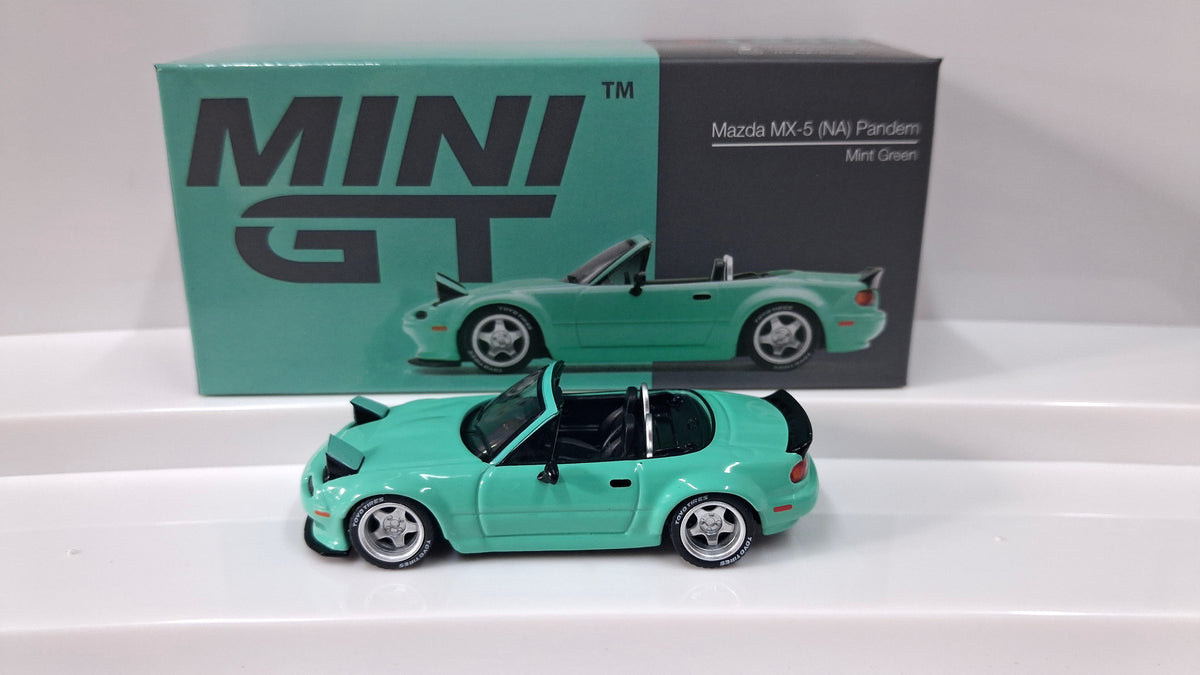 Mazda M×5 - (NA) Pandem | Mint Green 1:64 MINI GT