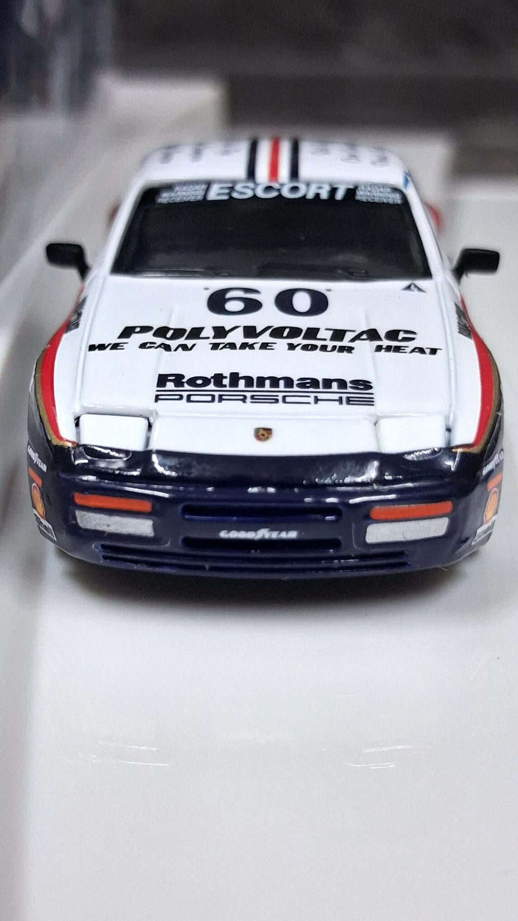Porsche 994 Factory Test Car - Rothmans/Polyvoltac #60 | 1987 Turbo Cup 1:64 SPARK MODELS