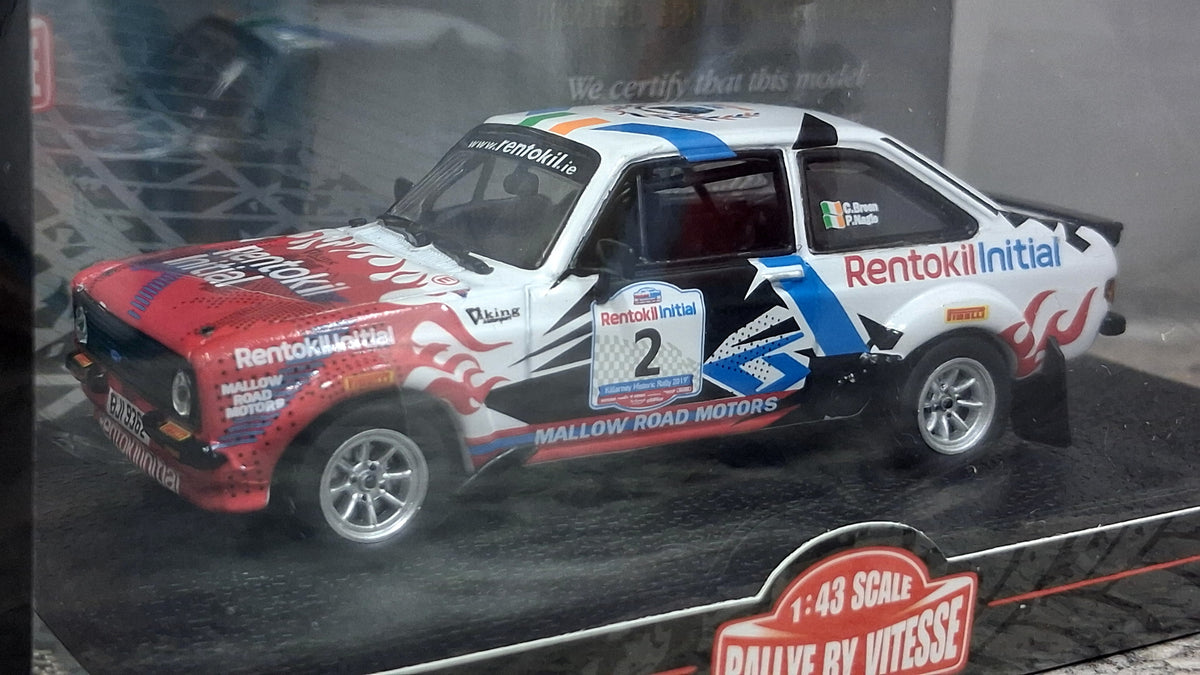 Limited Edition Ford Escort - RS1800 #2 | 2019 Rentokil Initial Killarney Historic Rally 1:43 RALLYBYVITESSE