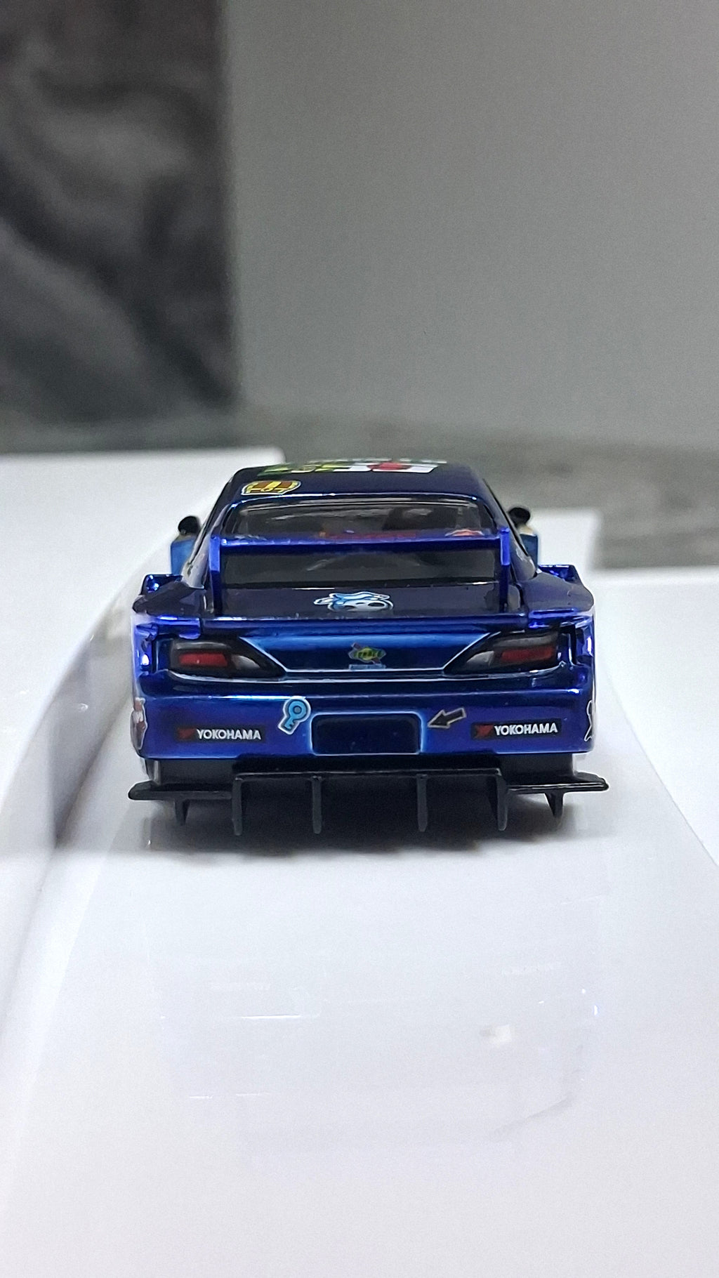 Nissan Silvia S15 - LB Super Silhouette #555 | 2025 Formula Drift - Halloween Special 1:64 MINI GT