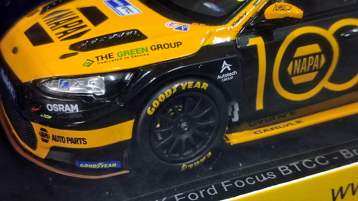 Limited Edition Ford Focus ST - NAPA Racing UK #100 | 2025 BTCC - Brands Hatch 1:43 SPARK