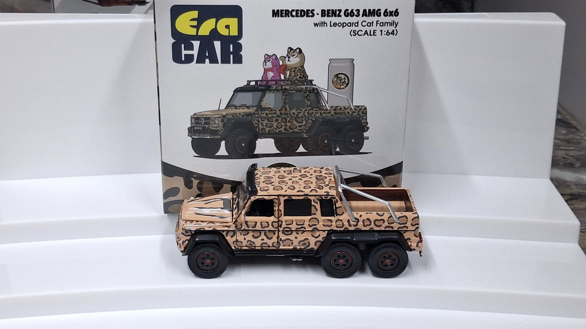 Mercedes Benz - G63 AMG | 6×6 with leopard car family 1:64 ERA CAR