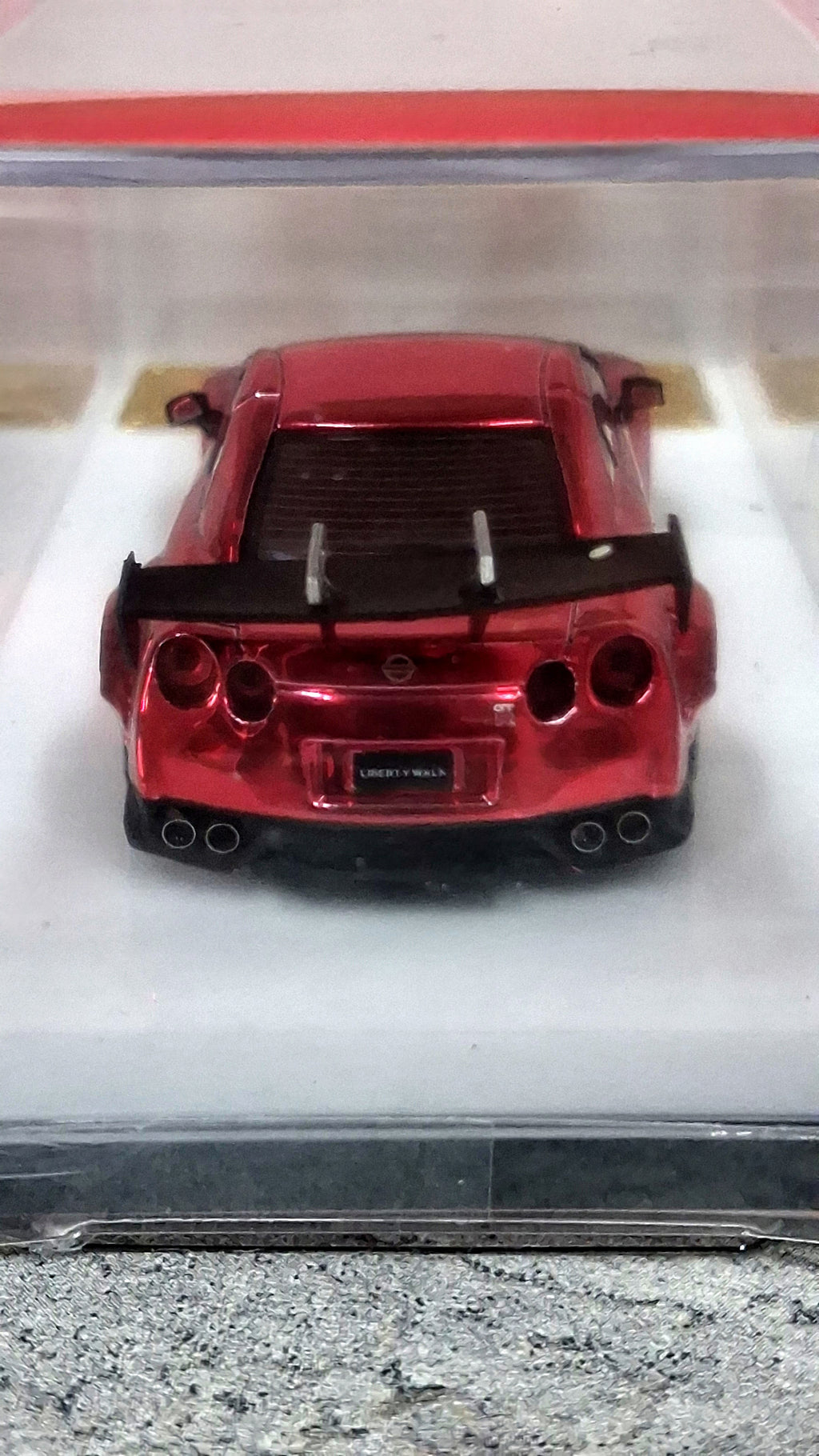 Limited Edition Nissan GTR R35 - Liberty Walk | Red Chrome 1:64 MYMODELCOLLECT
