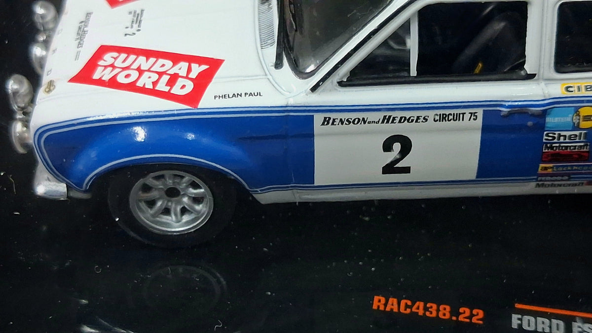 Ford Escort mk1 - Rs1600 #2 | 1975 Circuit of Ireland WINNER 1:43 IXO