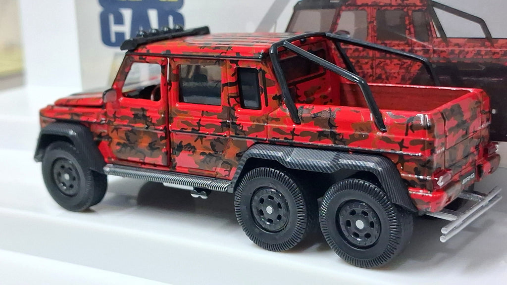 Mercedes Benz - G63 AMG | 6×6 Marine/Flame camouflage 1:64 ERA CAR