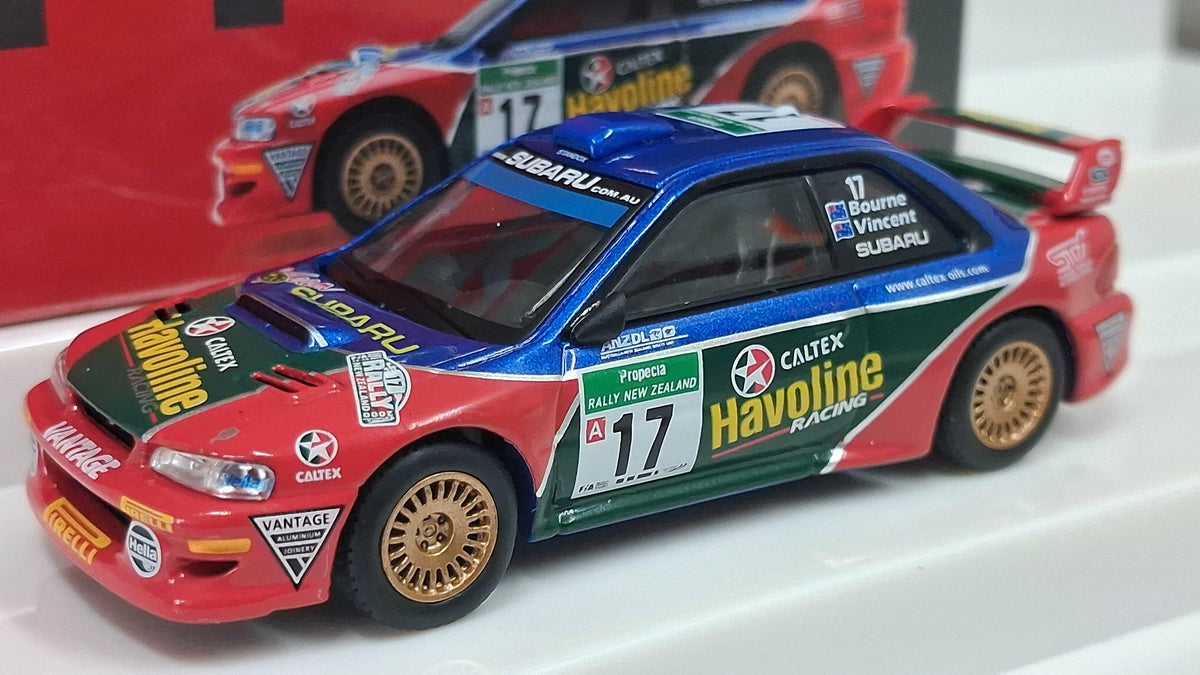 Subaru Impreza - WRC98 #17 | 2000 WRC Rally New Zealand 1:64 MINI GT
