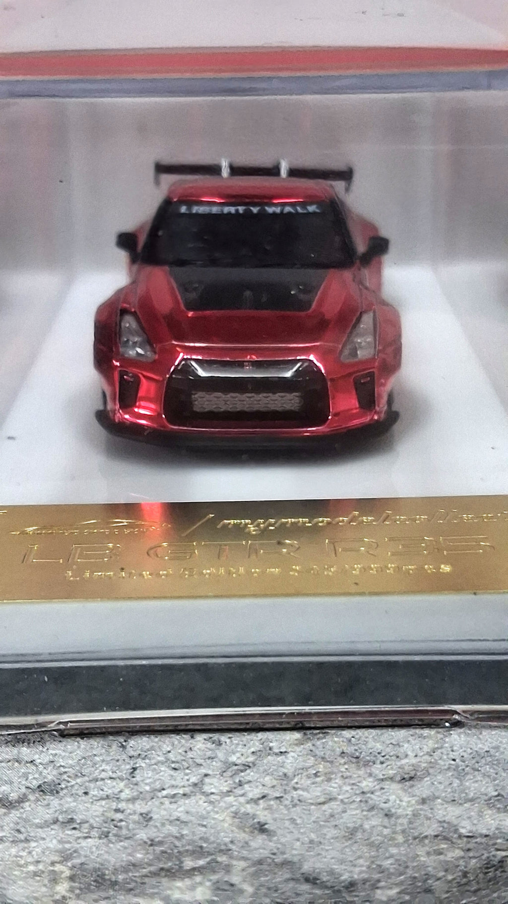 Limited Edition Nissan GTR R35 - Liberty Walk | Red Chrome 1:64 MYMODELCOLLECT