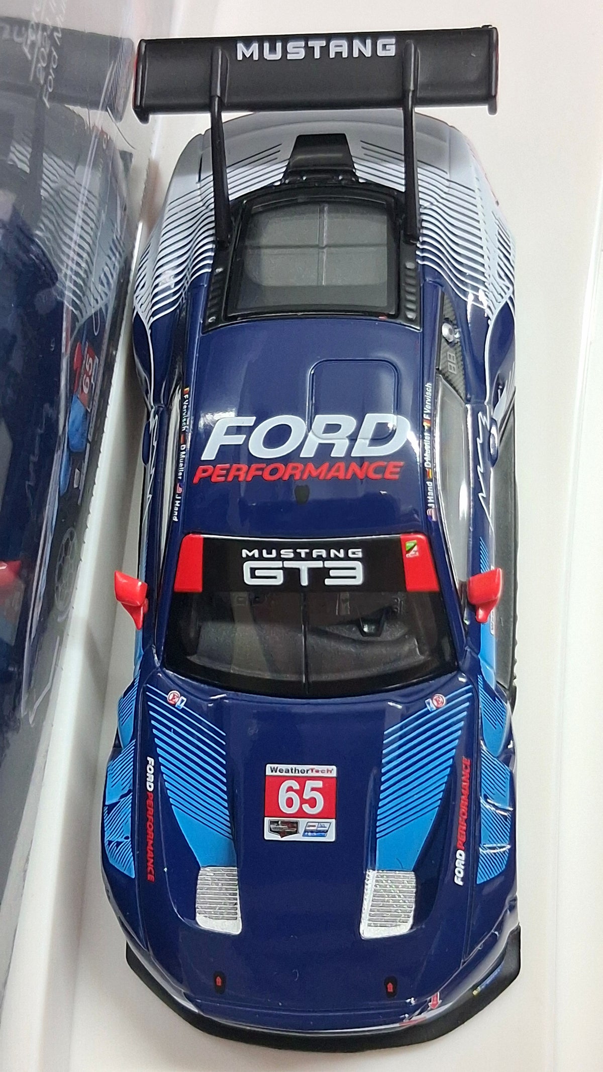 Ford Mustang GT3 - #65 | 2024 IMSA - Daytona 24hr 1:64 MINI GT