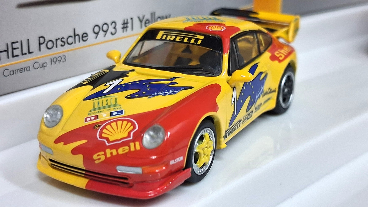 Limited Edition 1993 Porsche 911 (993) Carrera Cup - Shell set (With rear spoiler) | 1994 Porsche Supercup 1:64 SPARK