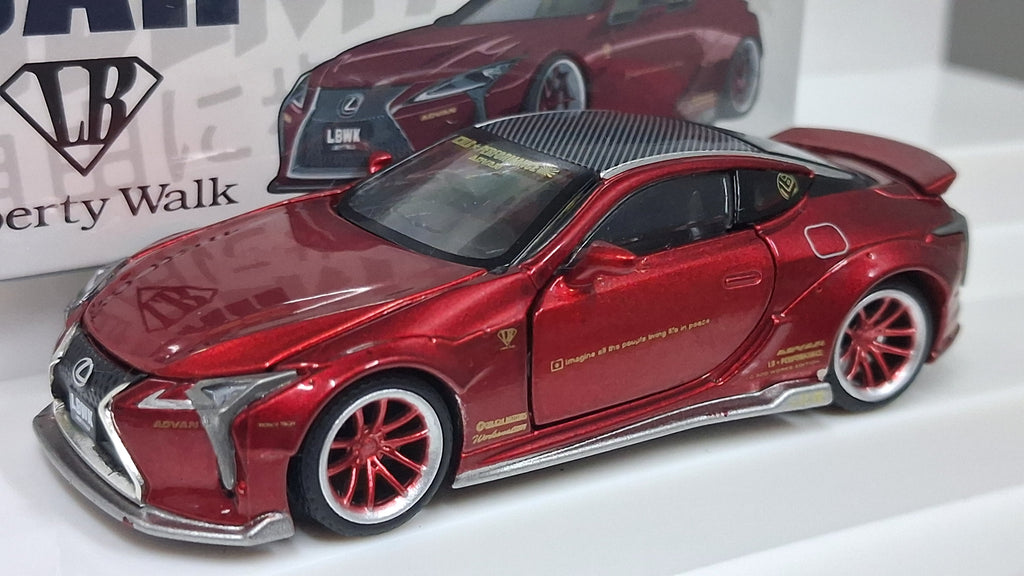 Lexus LC500 - Metal Red | LB Works 1:64 ERA CAR