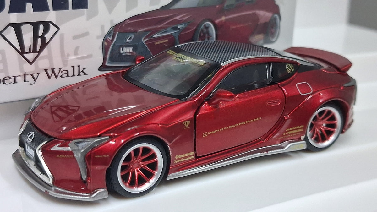 Lexus LC500 - Metal Red | LB Works 1:64 ERA CAR