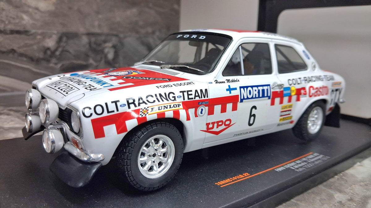 Ford Escort mk1 - Rs1600 #6 | 1974 1000 Lakes Rally WINNER 1:18 IXO