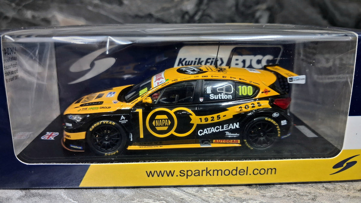 Limited Edition Ford Focus ST - NAPA Racing UK #100 | 2025 BTCC - Brands Hatch 1:43 SPARK