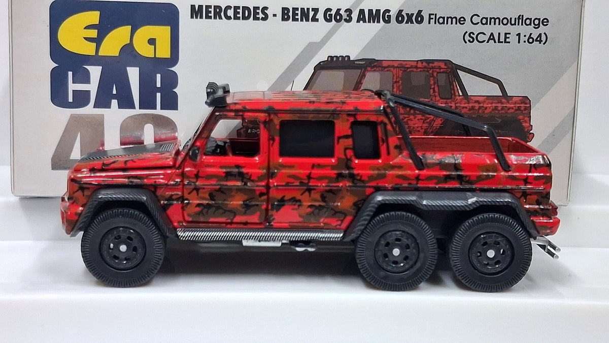 Mercedes Benz - G63 AMG | 6×6 Marine/Flame camouflage 1:64 ERA CAR