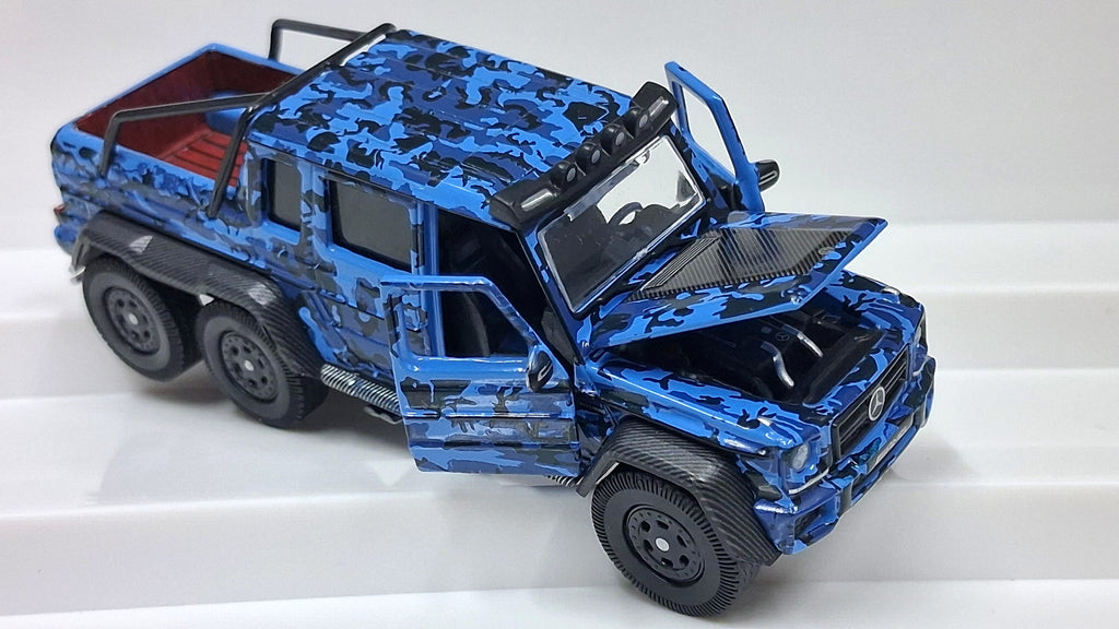 Mercedes Benz - G63 AMG | 6×6 Marine/Flame camouflage 1:64 ERA CAR